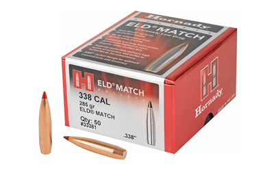 HRNDY ELD-M 338CAL 285GR 50