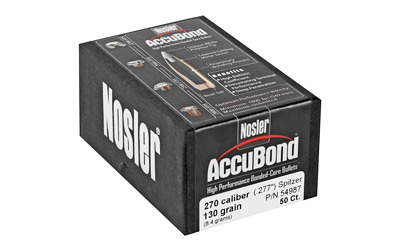 NOSLER 270 CAL 130GR ACCUBOND 50CT - Image 2