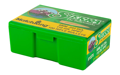 SIERRA MATCHKING .243 110GR 100CT - Image 3