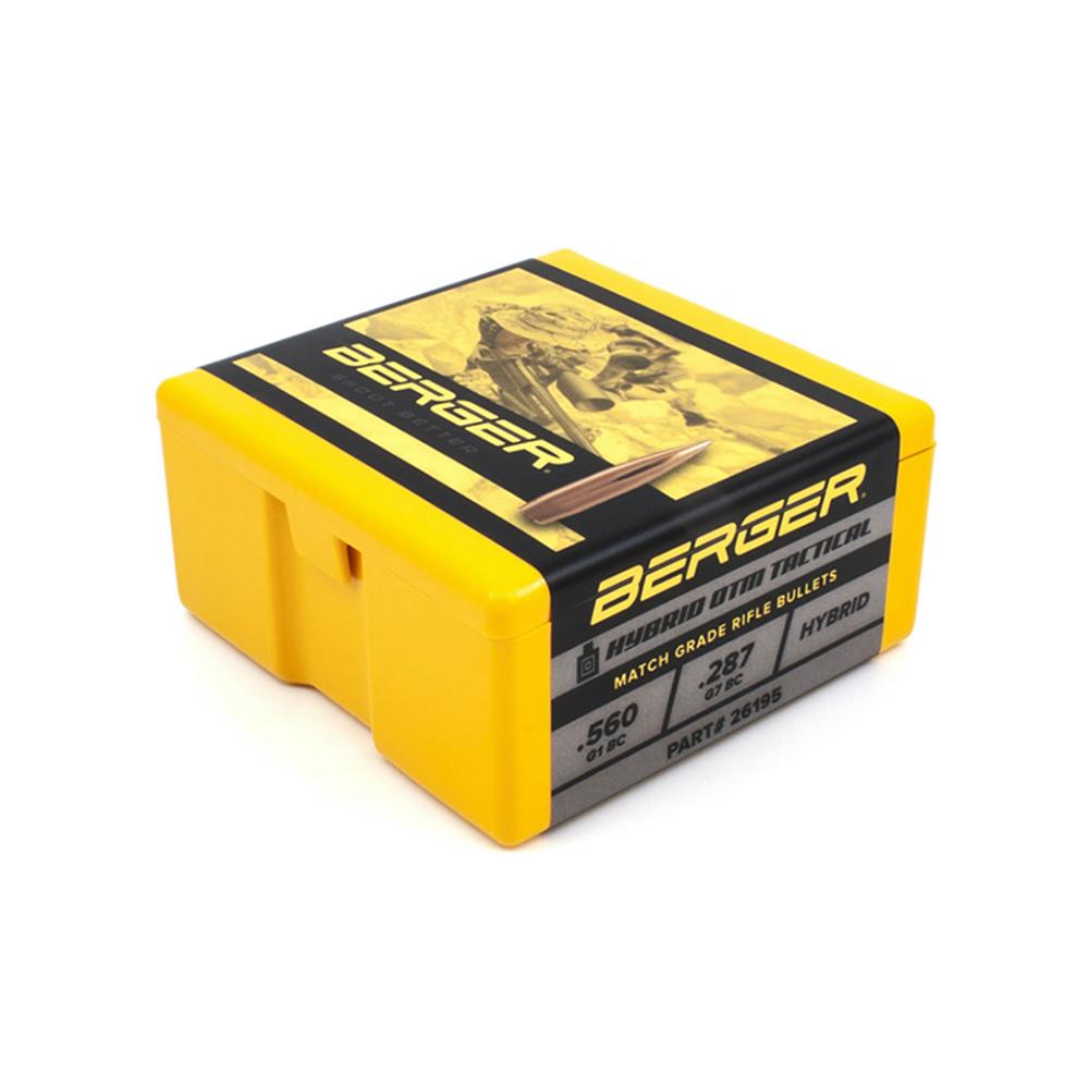 Berger OTM Tactical Rifle Bullets 6.5mm .264″ 130 gr AR Hybrid HPBT 100/ct
