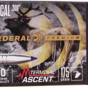 FEDERAL .308 CALIBER 175GR TERMINAL ASCENT COMP BULLET 50RD
