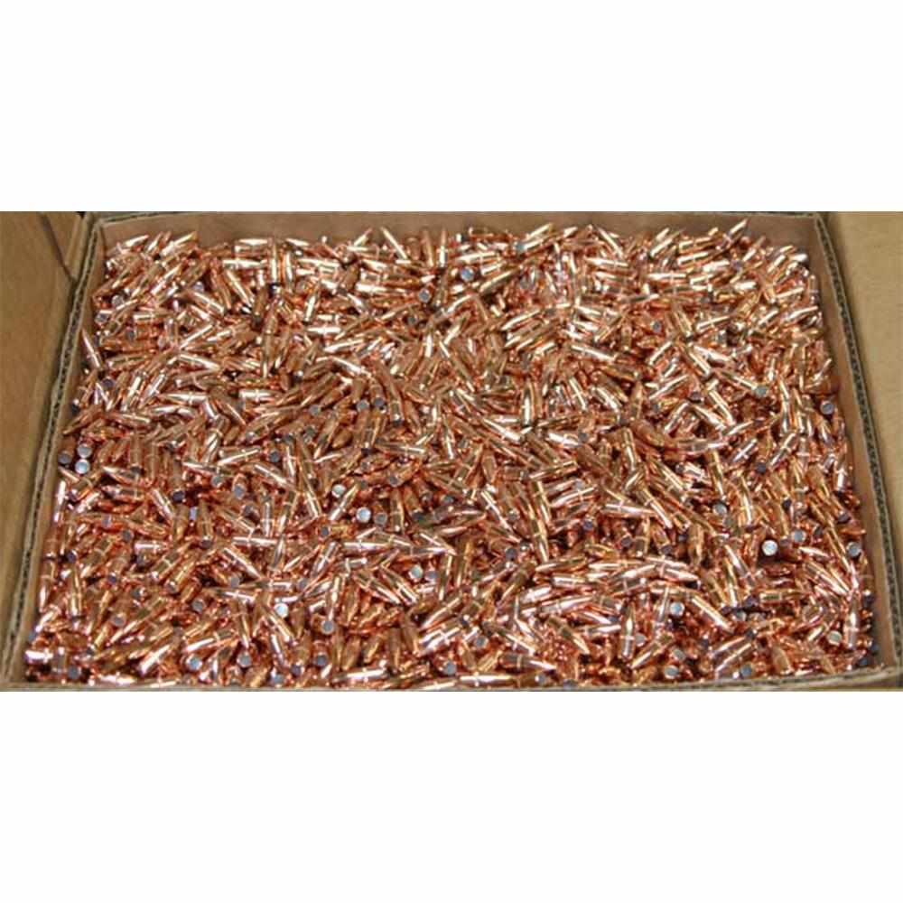 Hornady Traditional / FMJ Rifle Bullets .22 cal .224" 55 gr FMJ-BT With Cannelure (W/C) - 1000/ct