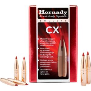 Hornady CX (Copper Alloy EXpanding) Bullets 22 cal .224 70 GR CX (1-7'') 50/ct