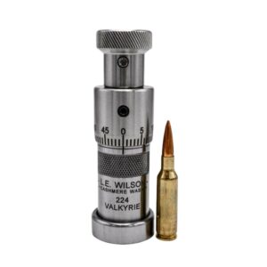 L.E. Wilson Stainless Steel Bullet Seater Die with Micrometer Adjustment 300 Win Mag