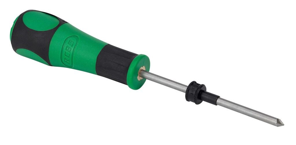 RCBS Flash Hole Deburring Tool with Case Pilot Stop 6mm