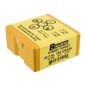 HYBRID TARGET 30 CALIBER (0.308'') 185GR HYBRID BT 100/BOX