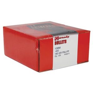 FMJ 10MM CALIBER (0.400'') 180GR FLAT NOSE 500/BOX