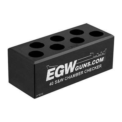 .40 S&W 7-HOLE CARTRIDGE CHECKER