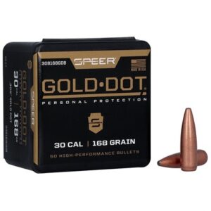 30 CALIBER (0.308'') 168GR GOLD DOT SOFT POINT 50/BOX