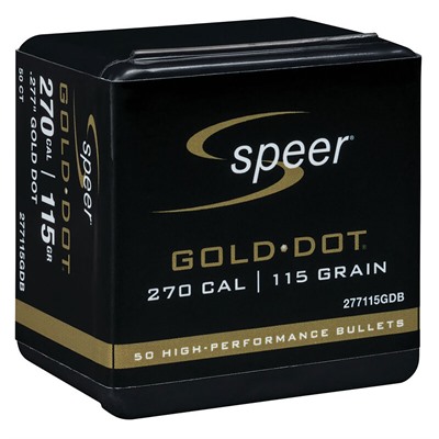 270 CALIBER (0.270”) 115GR GOLD DOT SOFT POINT 50/BOX