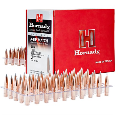 A-TIP MATCH 6.5MM/264 (0.264”) 135GR ALUMINUM TIP-BT 500/BX
