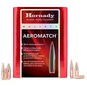 AEROMATCH 30 CALIBER (0.308'') 168GR HOLLOW POINT BT 500/BOX