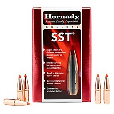 SST® 7MM (0.284”) 162GR POLYMER TIP BOATTAIL 100/BOX