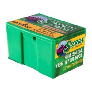 MATCHKING 7MM (0.284'') 197GR HOLLOW POINT BOAT TAIL 100/BOX