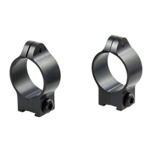 1'' LOW (0.35'') 11MM CZ RINGS, BLACK