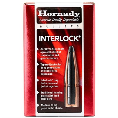 INTERLOCK 30 CALIBER (0.308”) 180GR ROUND NOSE 100/BOX