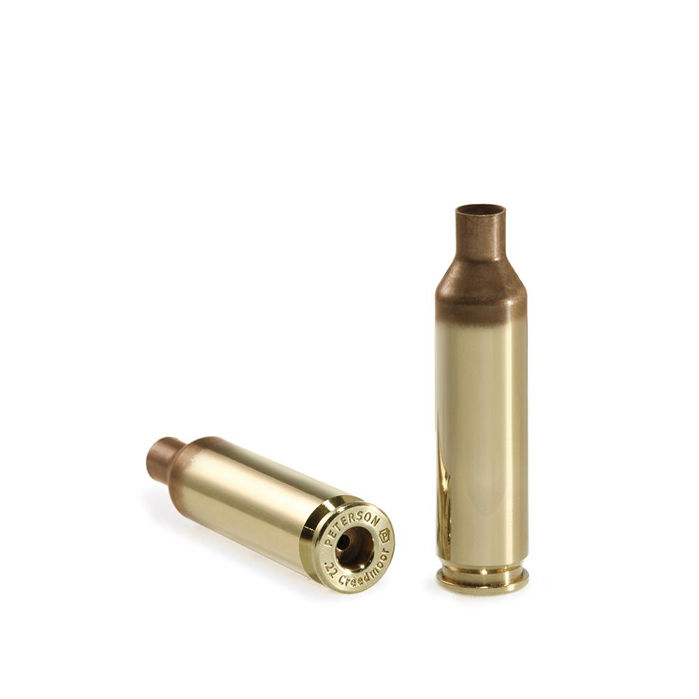 Peterson LRP(Large Rifle Primer) Unprimed Brass 22 Creedmoor 50/ct