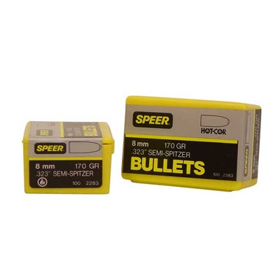 8MM (0.323'') 170GR SEMI-SPITZER 100/BOX