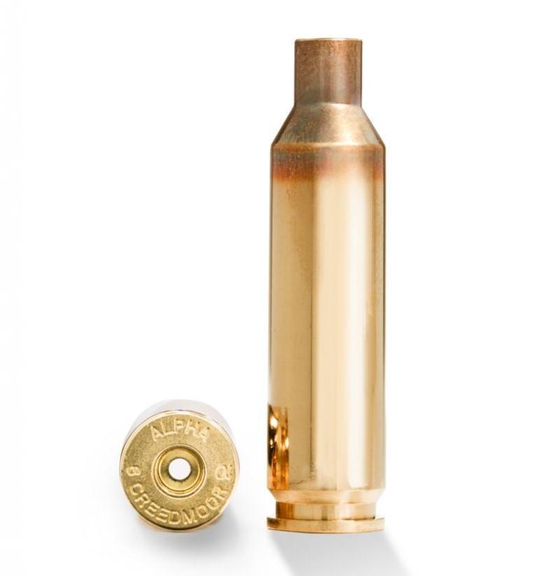 Alpha Munitions Ultra Premium Unprimed Brass Cartridge Cases 6mm Creedmoor - Small Rifle Primer 100/ct